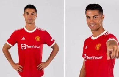 Primele imagini cu Cristiano Ronaldo în tricoul echipei Manchester United